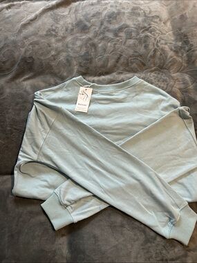 Light Blue Women's Crewneck Sweater